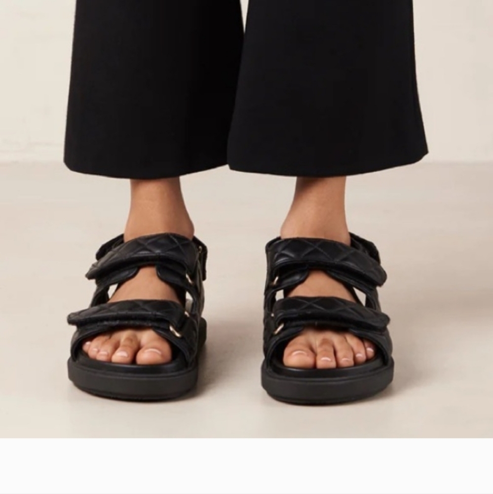 ALOHAS Black Women's Sandals Size 40